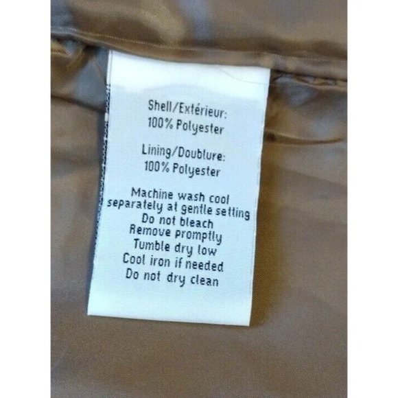 North End Jacket Womens Medium Pockets Drawstring Waist Full Zip Utility Fall - Picture 9 of 16